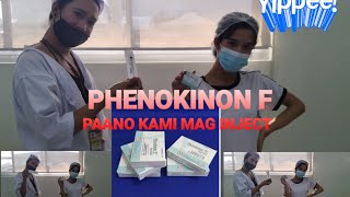 PHENOKINON F INJECTION  PAANO KAMI MAG INJECT ROAD TO VAVAIHAN😊 [upl. by Jegar]