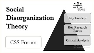 Social Disorganization Theory criminology  social disorganization in sociology  criminology theory [upl. by Chaffin113]