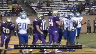 BatesburgLee RB Rickie Smith short TD run vs Silver Bluff [upl. by Dulcie411]