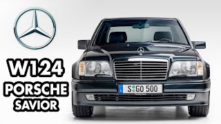 W124 Mercedes E500  The Benz that saved PORSCHE from going BROKE Detailing [upl. by Aerised893]