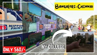 Luxury Double Decker Train in India  22626 BangaloreChennai DD AC Exp  The 7 Minute Series 4 [upl. by Ennaear330]