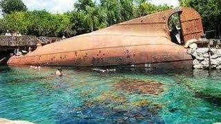 Shark Reef at Typhoon Lagoon Walt Disney World  HDThrillSeeker [upl. by Khorma]