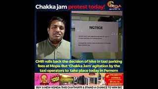 Chakka Jam protest by Pernem Taxi Operators [upl. by Ujawernalo546]