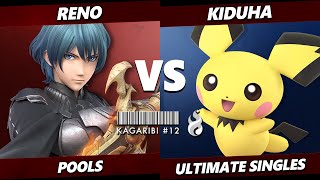 Kagaribi 12  Reno Byleth Vs Kiduha Pichu Smash Ultimate  SSBU [upl. by Adnalu221]