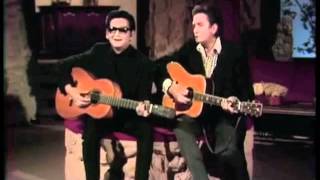 Roy Orbison amp Johnny Cash quotOh Pretty Womanquot Live on The Johnny Cash Show 1969 [upl. by Shanleigh]