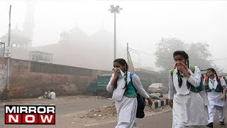 Delhi chokes Pollution board issues warning over using firecrackers [upl. by Morten]