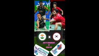 Malaysia Open 2024 Semi Final  Rankireddy Shetty vs Kang Seo [upl. by Canada]