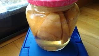 Receta de Manzana en almíbar Muy sencilla Como preparar paso a paso [upl. by Arahahs]