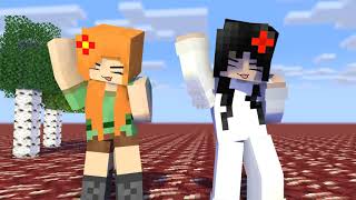 MONSTER SCHOOLKDA  POPSTARS SADAKO AND ALEX  MINECRAFT ANIMATION [upl. by Avan]