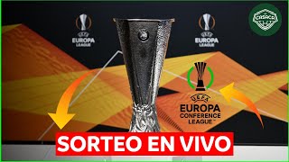 🚨 SORTEO OCTAVOS de FINAL UEFA CONFERENCE LEAGUE EN VIVO 🔥🏆 [upl. by Eelrihs242]