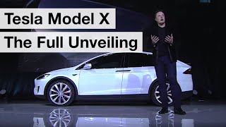 Tesla Model X Launch  Full Unveiling Event by Elon Musk [upl. by Irmo]