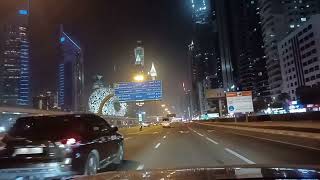 Sheikh Zayed Road Night View [upl. by Jelle]