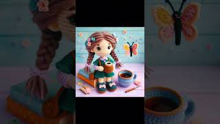 amigurumi doll amigurumidoll crochett dollaccessories crochet [upl. by Jori]