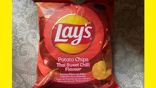 LAY’S THAI SWEET CHILLI POTATO CHIPS REVIEW [upl. by Synned]