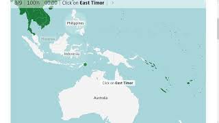 WR Australia Surrounding Countries 2947 Seterra Geoguessr [upl. by Caddric]