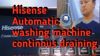 Hisense automatic washing machine continuously draining how to check [upl. by Teddy]