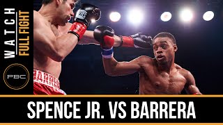 Spence Jr vs Barrera FULL FIGHT Nov 28 2015  PBC on NBC [upl. by Auroora480]