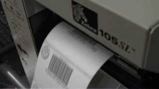 Zebra 105SL All Metal Industrial Grade Barcode Printer [upl. by Enyaz]