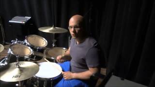 How To Play An EASY 34 Drum BeatDrum Lesson [upl. by Hanahs189]