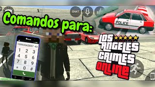 Comandos para los Angeles Crimes Online  Maxin Play YT lac losangelescrimeonline [upl. by Lester596]