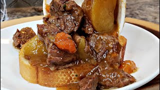 Instant Pot Recipe  Quick BEEF STEW Recipe  Pressure Cooker Beef Stew [upl. by Zoellick97]