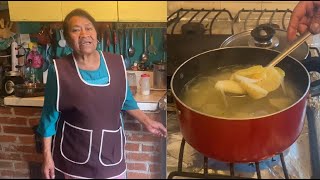 Caldo de Papa con Xoconostle Paso a Paso El Sazón de mi Abue [upl. by Etiragram801]