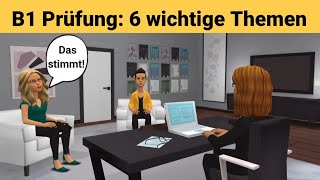 Mündliche Prüfung deutsch B1  Gemeinsam etwas planenDialog  6 wichtige Themen  sprechen Teil 3 [upl. by Hendrix]