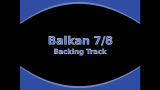 Balkan Style 78 Backing Track in A Phrygian Dominant [upl. by Lek]