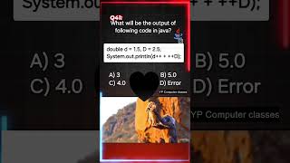 Java MCQ 41 Can You PASS This Java MCQ Challenge shorts java [upl. by Auqinet218]