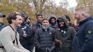 Atheist Was Showing off Until this Muslim Came Hamza Den And Athiest Speakers Corner Sam Dawah [upl. by Bj945]