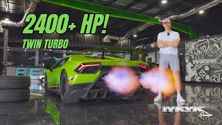 INSANE TWIN TURBO Lamborghini Huracan Performante [upl. by Enelra]