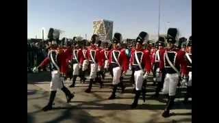 Desfile militar 25 de mayo 2014 cordoba Patricios infernales de guemes [upl. by Nemrac]