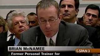 Brian McNamee Former Trainer Opening Statement [upl. by Prudhoe]