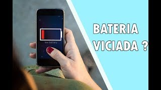 BATERIA VICIADA   COMO RECUPERAR A BATERIA DO CELULAR  2018 [upl. by Yerg313]