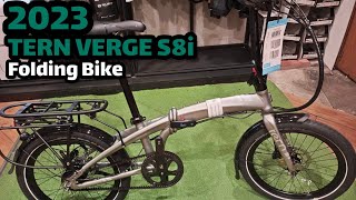 2023 TERN VERGE S8i FOLDING BIKE [upl. by Aydidey617]