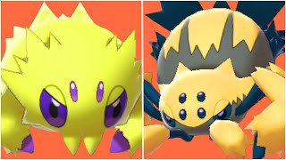 FULL JOLTIK EVOLUTION TEAM Shiny Joltik Shiny Galvantula Moveset [upl. by Fakieh]