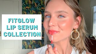 Fitglow Lip Serum Collection Swatches Review amp Comparison  Concealer Lipstick amp Lumi Firm [upl. by Liponis]