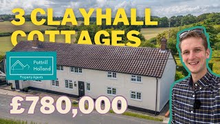 3 Clayhall Cottages Catmere End  UK Period Home Tour  Essex [upl. by Ynnam]