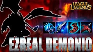 Ezreal S6  Runas Maestrías y Build  WORLDS EZREAL  Demon Ezreal custom Gameplay Español 40 [upl. by Prima]