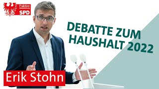 Erik Stohn Das Land stabilisieren in die Zukunft investieren amp den Zusammenhalt stärken [upl. by Nicole]