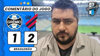 🔵⚫️⚪️ RENATO ESCALA MAL MEXE PIOR AINDA FERREIRA ENTREGA E GRÊMIO TOMA VIRADA PRO ATHLETICOPR [upl. by Ahsiekat]