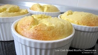 LowCarb Baked Ricotta Cheesecake Recipe  Dietplan101com [upl. by Midas]