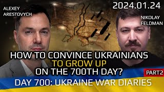 War in Ukraine Analytics Day 700 pt2 What Will Convince Ukraine to Grow Up on the 700th Day [upl. by Bibi945]