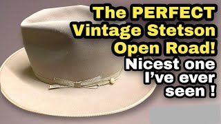 The MOST PERFECT Vintage STETSON OPEN ROAD I’ve Ever Seen in My 30 Years as a Hatter [upl. by Myke]