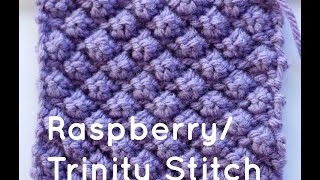 How to Knit the Raspberry Stitch or Trinity Stitch [upl. by Sunny]