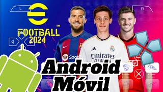 Descargar Pes 2024 para AndroidMóvil PPSSPP MOD EFOOTBALL 2024 [upl. by Irpak]