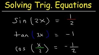 How To Solve Trigonometric Equations With Multiple Angles  Trigonometry [upl. by Procter]