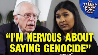 Bernie Sanders CALLED OUT For Denying Gaza Genoclde [upl. by Imray]