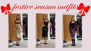 festive season outfits  thrift haul ✿ Isabella Vrana [upl. by Yetty]