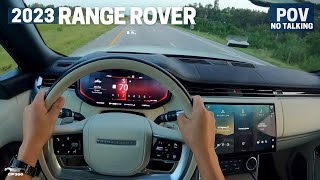 The New Range Rover 20222023 POV Test Drive [upl. by Lletnahc]